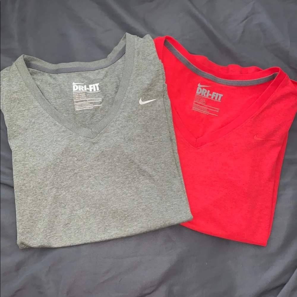 2 Nike dri fit shirts
